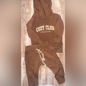 Mebie Baby Cozy Hooded Jogger Set